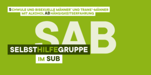 Logo Selbsthilfegruppe schwule und bisexuelle Männer und Trans*Männer mit Alkoholabhängigkeitserfahrung Sub schwul München
