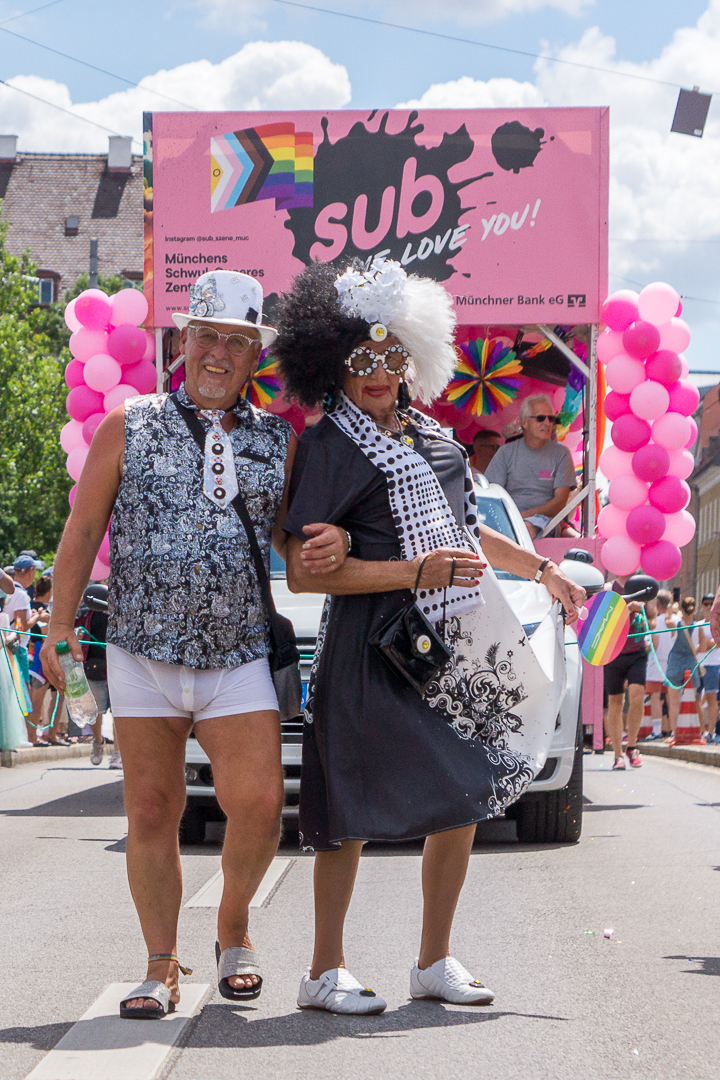 Das Sub beim CSD München 2025. Foto: Thomas Pawaserat