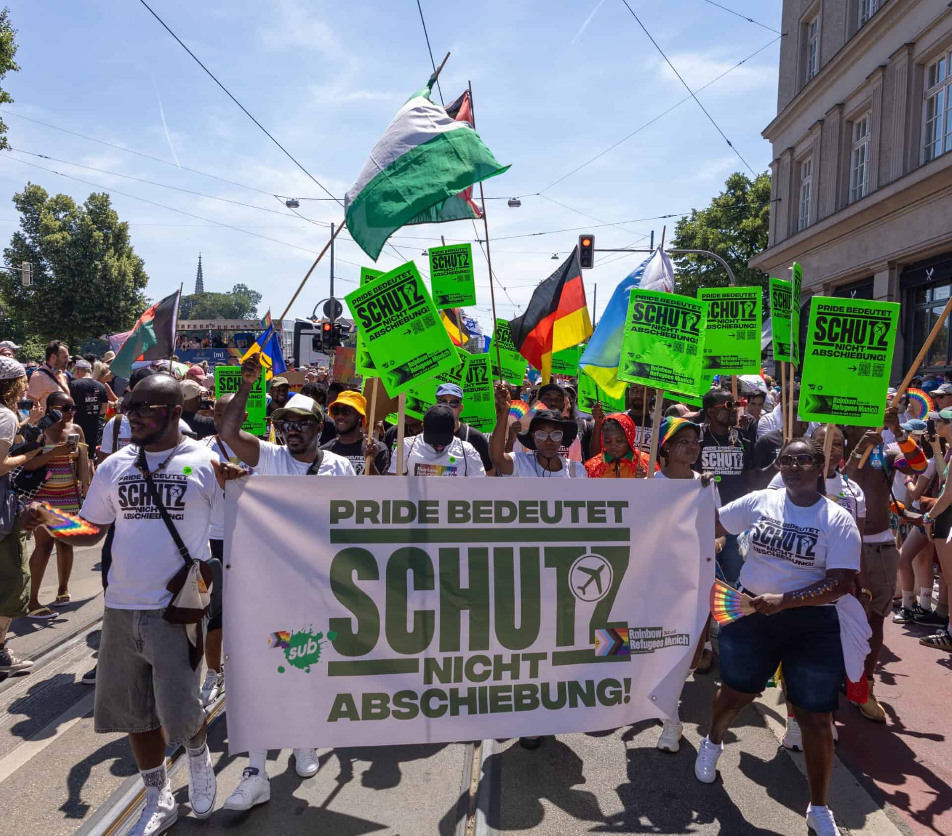 Pride bedeutet Schutz, nicht Abschiebung