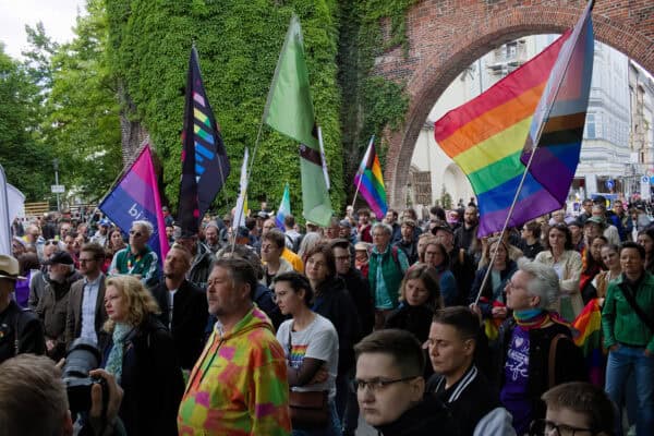 IDAHOBIT 2025 Kundgebung. Foto: Mark Kamin