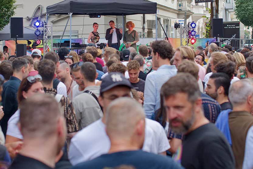 Zum 40sten: Straßenfest mit Dominik Krause 2 War schon 2025 dabei Dominik Krause. Foto Mark Kamin