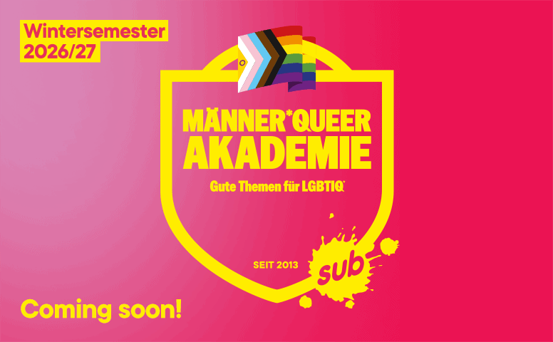 Männer*Queer Akademie: Das neue Semester beginnt 1 Männer*Queer Akademie